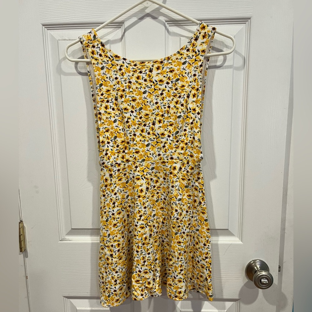 Forever 21 Yellow Floral Dress